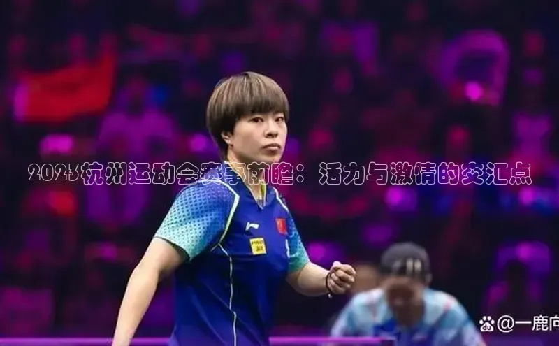 星空体育在线网页版慧博云通2023杭州运动会赛事前瞻：活力与激情的交汇点